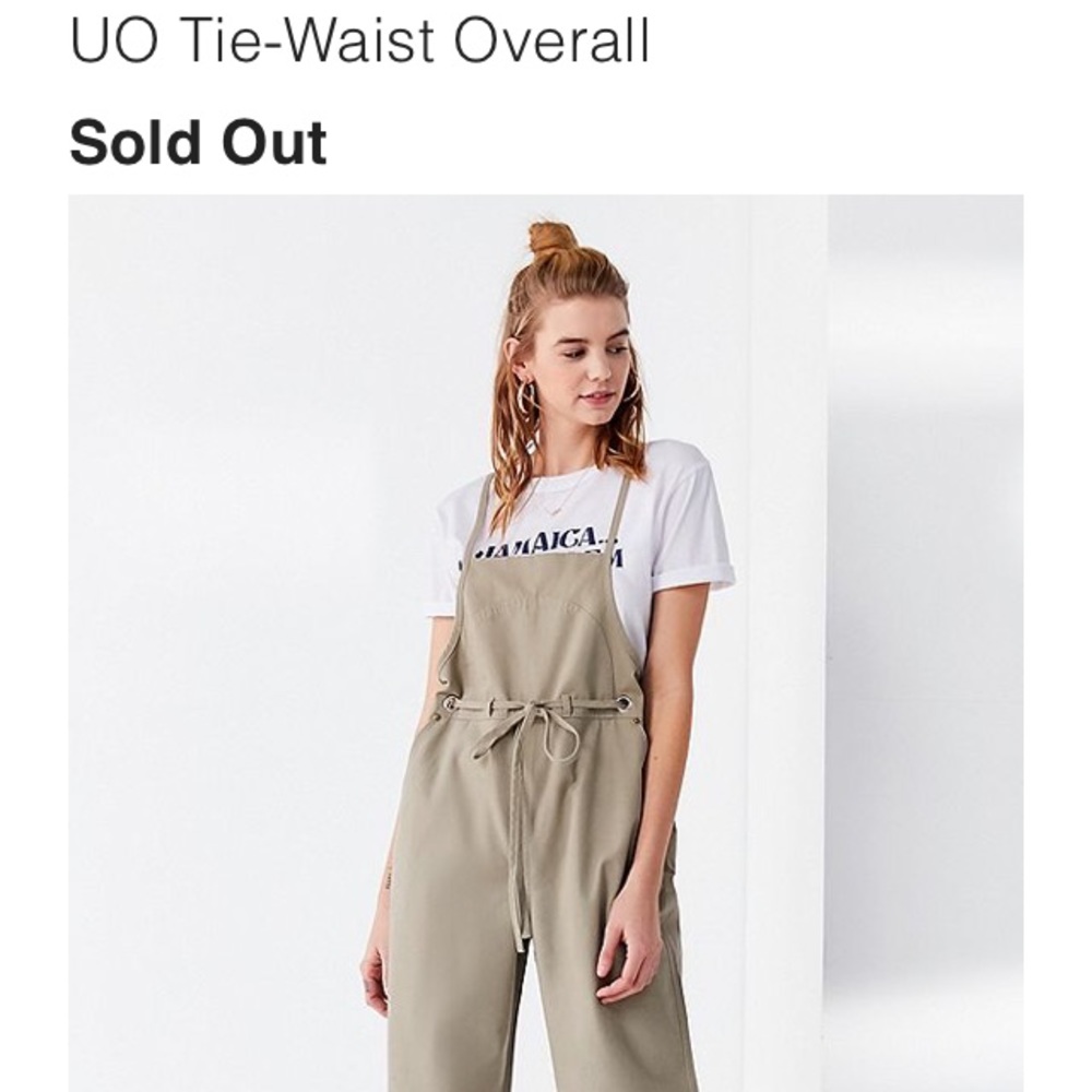 ISO UO Tie Waist Overalls